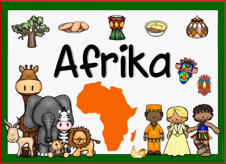Plakat "afrika" Anna Lena Hat Sich Für Eine Projektwoche