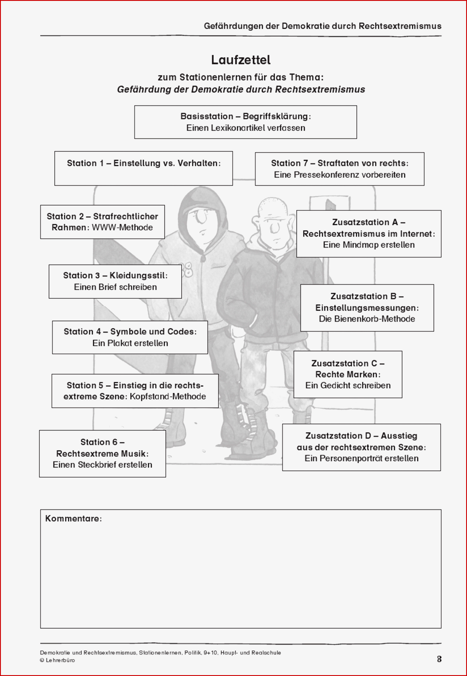 Politik · Arbeitsblätter · Sekundarstufe I · Lehrerbüro