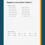 Positive Und Negative Ganze Zahlen