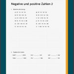 Positive Und Negative Ganze Zahlen