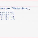 Positive Und Negative Zahlen Ad Ren Und Subtrahieren ǀ