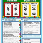 Possessive Pronouns Personalpronomen Englisch Klasse 5