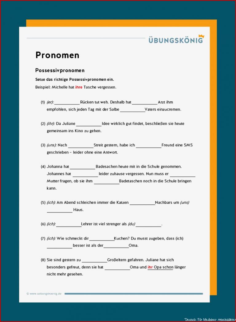 Possessivpronomen