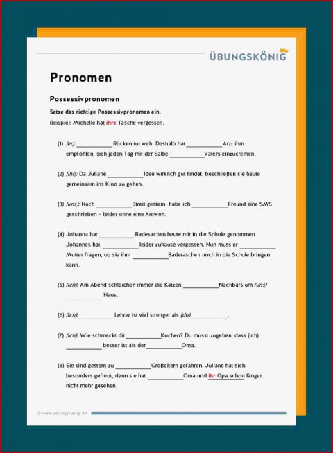 Possessivpronomen