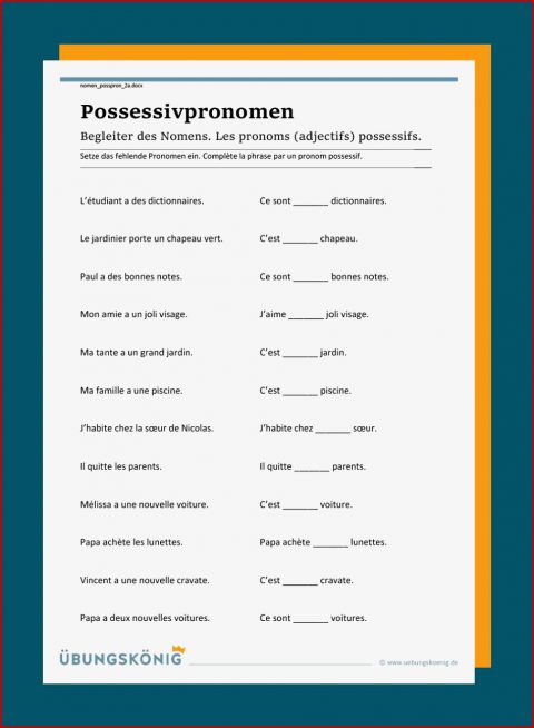 Possessivpronomen