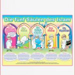 Poster Xl Die Fünf Säulen Des islams – Verlag