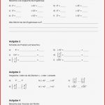 Potenzen Arbeitsblätter Für Mathematik