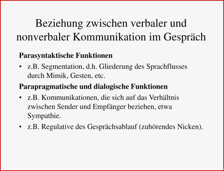 Ppt Nonverbale Kommunikation Powerpoint Presentation