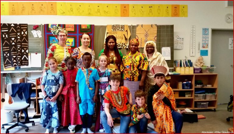 Projektwoche Afrika Grundschule Beuthener Straße Hannover