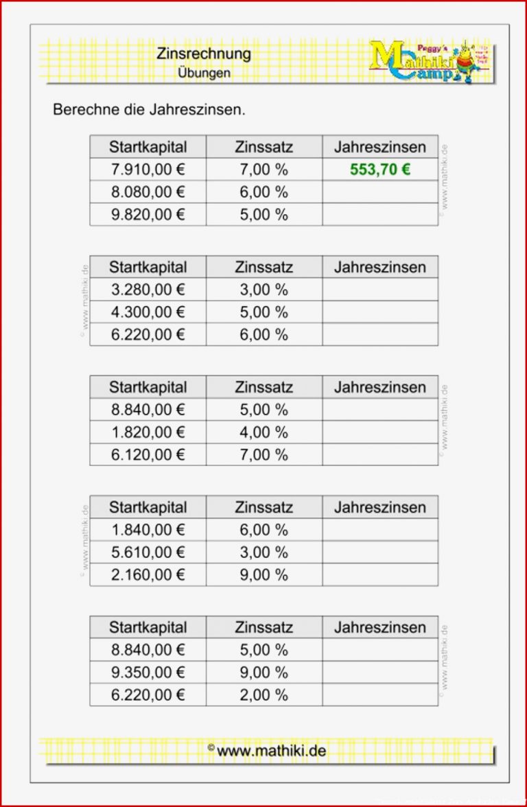 Proportionale Zuordnung Mathe Arbeitsblätter Klasse 7 Zum