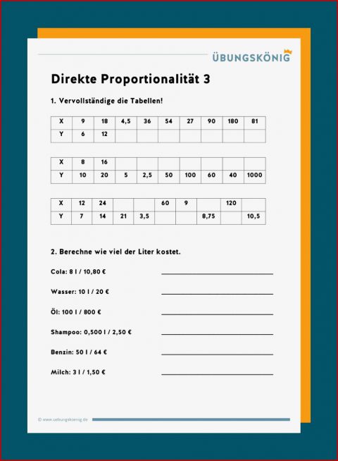 Proportionalität
