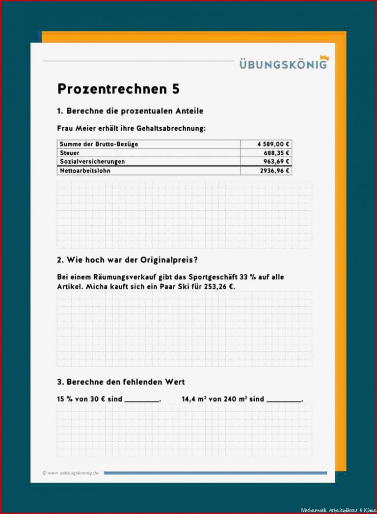 Prozentrechnung