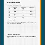 Prozentrechnung - Mathe