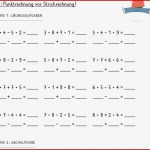 Punkt Vor Strichrechnung Klasse 3 Arbeitsblätter Punkt