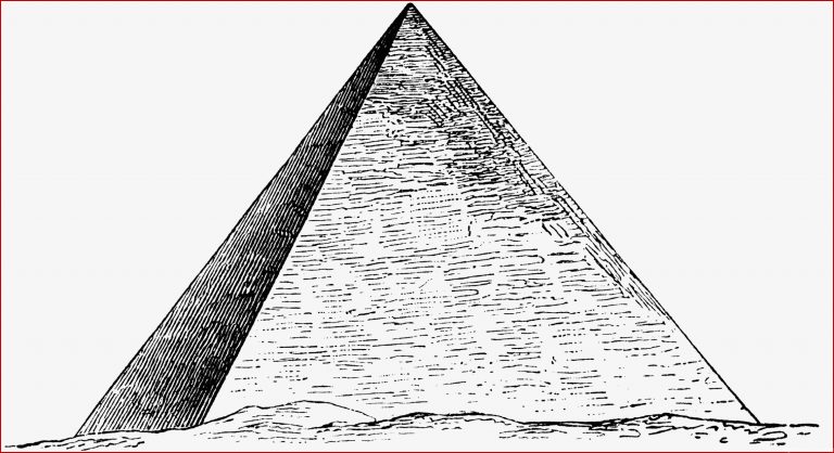 Pyramide Zeichnen Wie Zeichnet Man Das Netz Einer