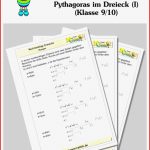 Pythagoras Im Dreieck I Klasse 9 10 Mathe