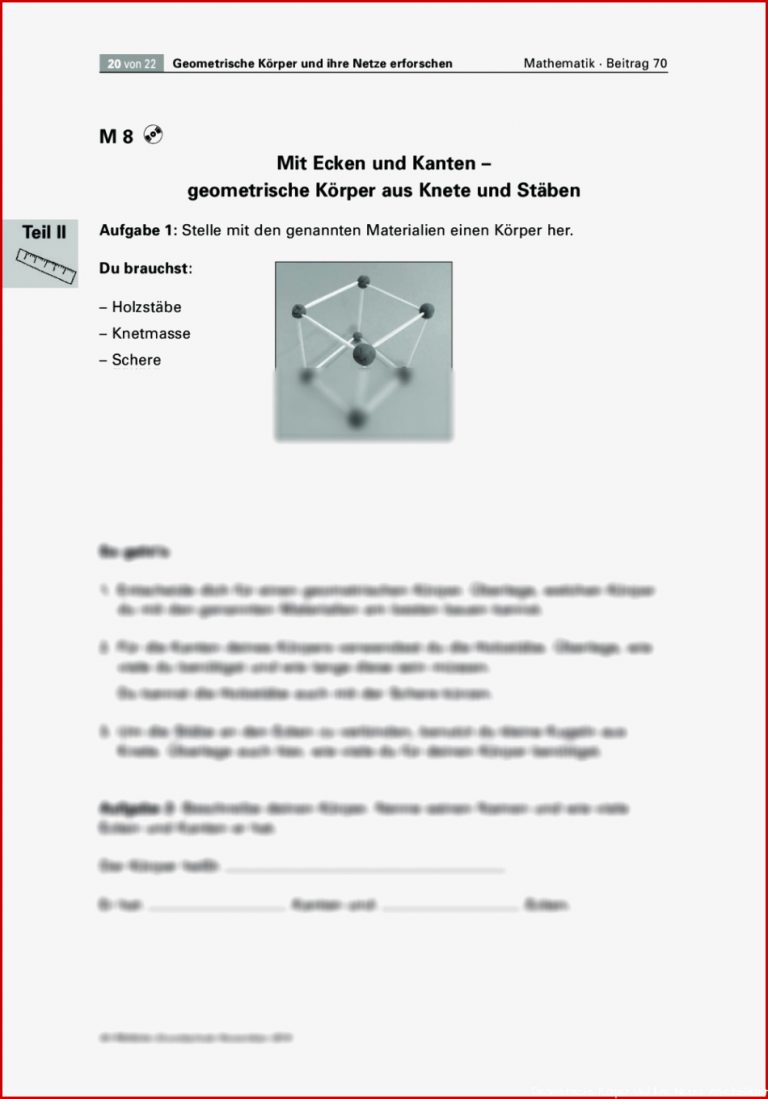 Quader Würfel Kugel & Co – Geometrische Körper Und Ihre