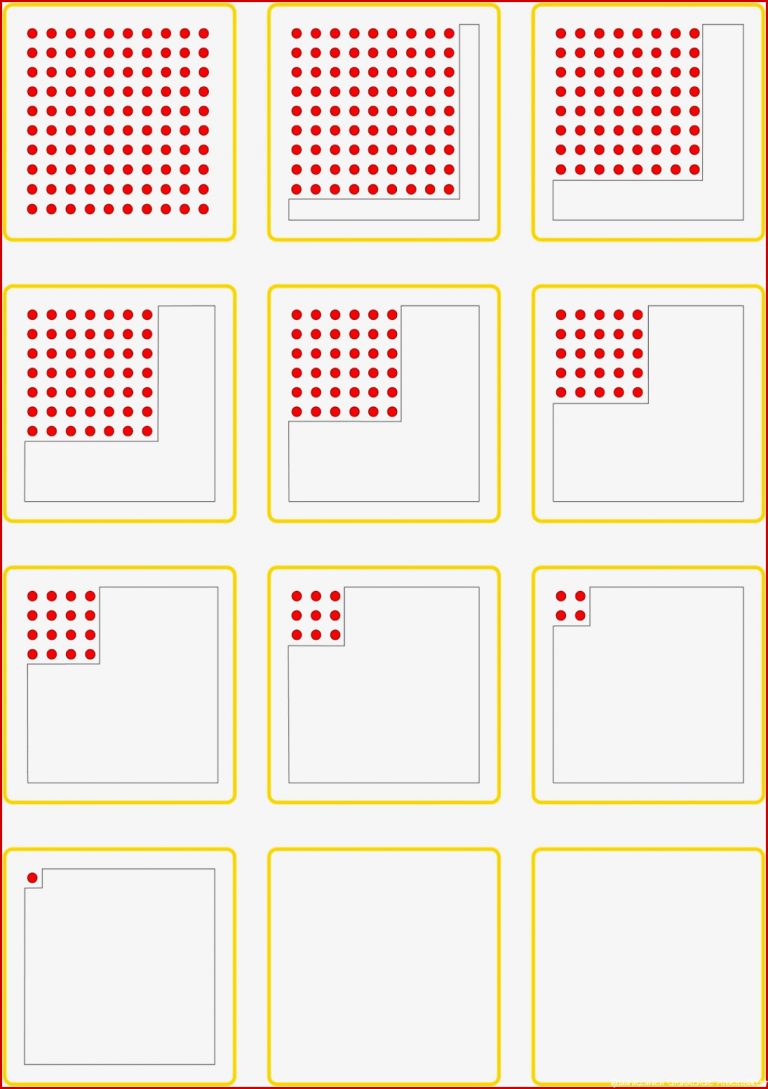 Quadratzahlen Hunderterfeld Einmaleins