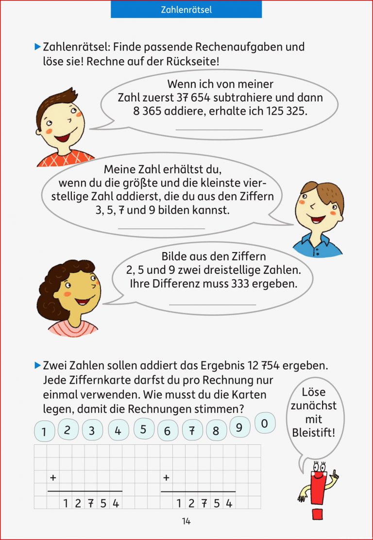 Quer Durch 4 Klasse Mathe Und Deutsch Übungsblock