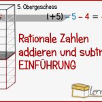 Rationale Zahlen Ad Ren Und Subtrahieren