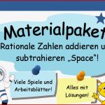 Rationale Zahlen Ad Ren Und Subtrahieren Mit Klammern