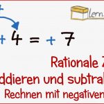 Rationale Zahlen Ad Ren Und Subtrahieren Rechnen Mit