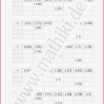 Rationale Zahlen Arbeitsblatt Mit Lösungen Klasse 7