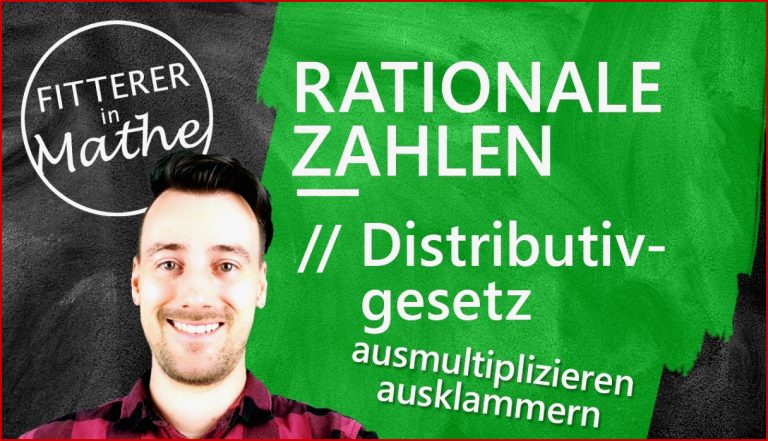 Rationale Zahlen Distributivgesetz Anwenden