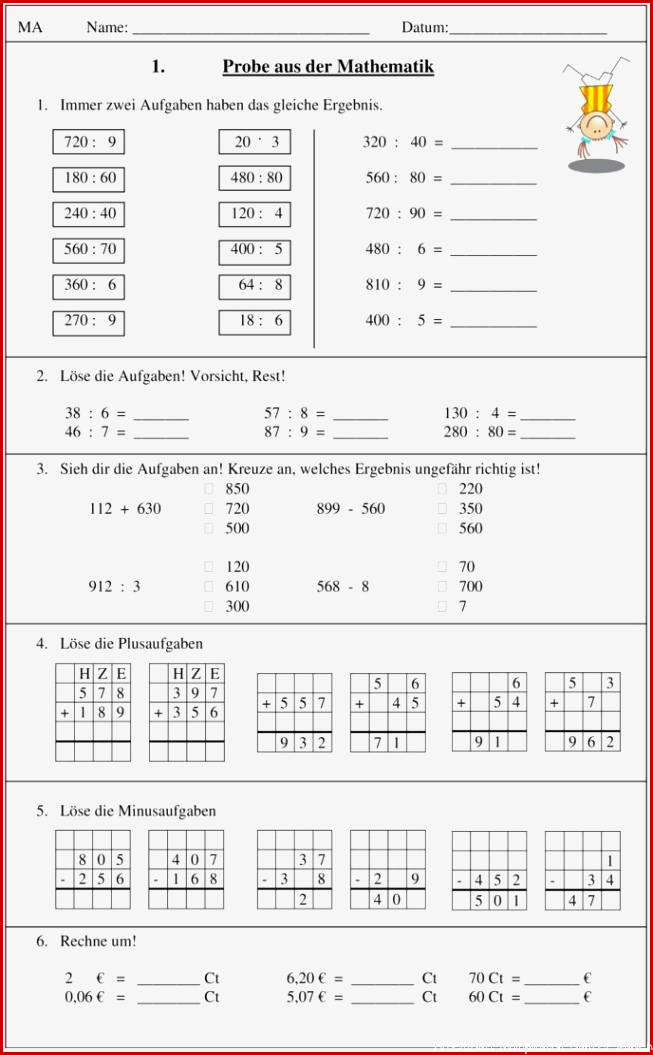 Rationale Zahlen Klasse 7 Arbeitsblätter Worksheets