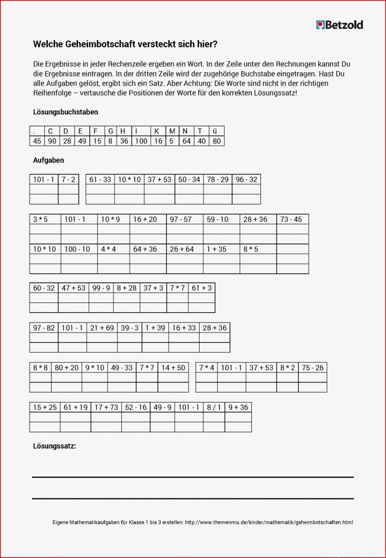 Rationale Zahlen Klasse 7 Arbeitsblätter Worksheets