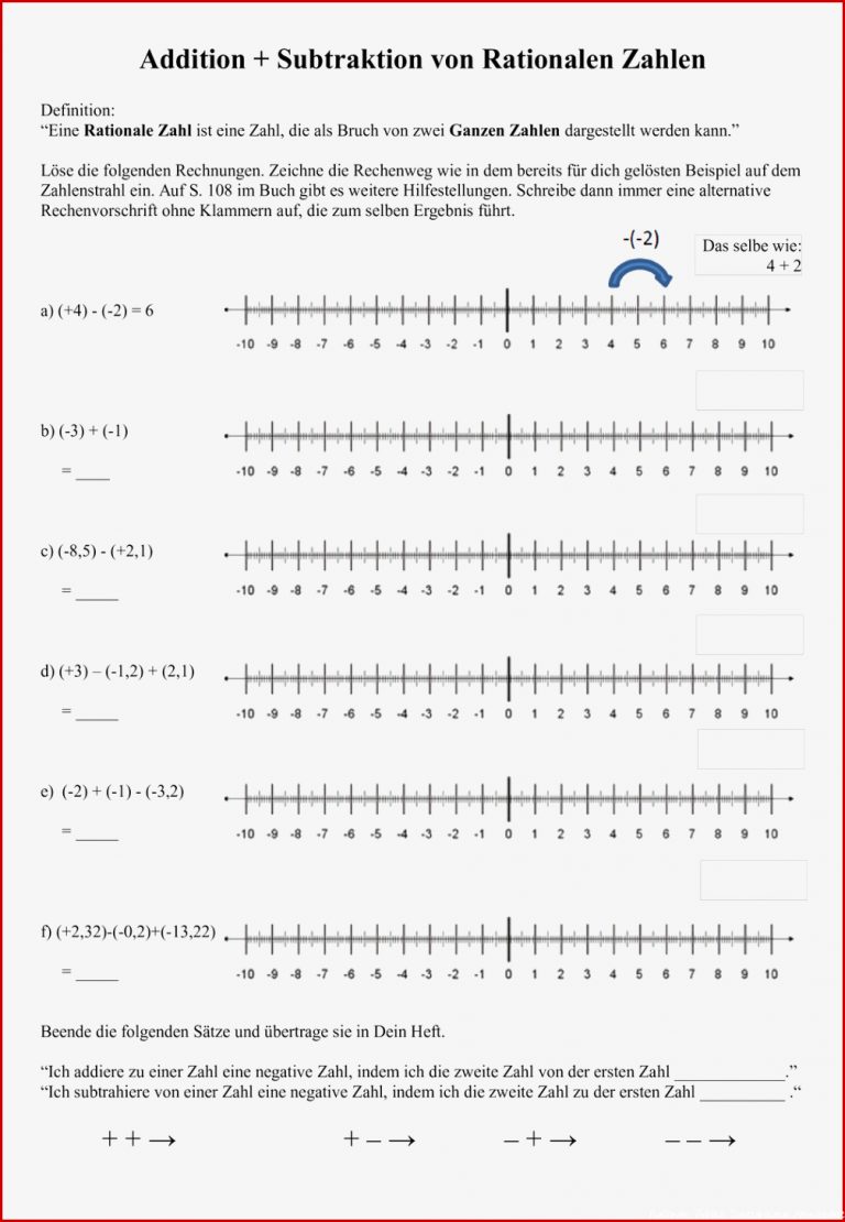 Rationale Zahlen übungen Klasse 7 – Best Trend Info and Styles