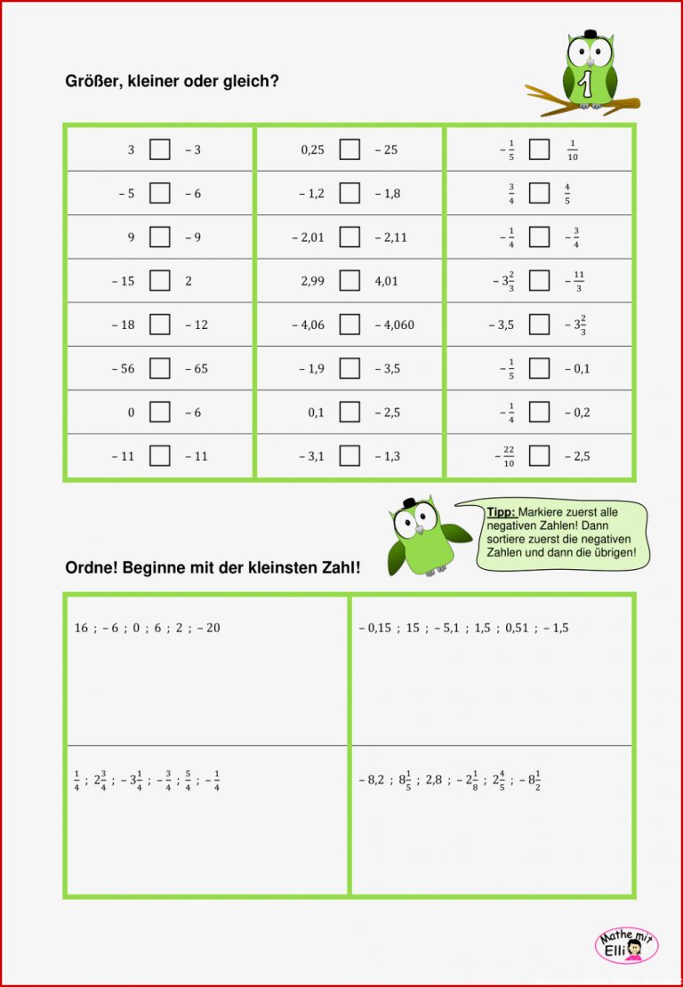 Rationale Zahlen Zahlenstrahl Arbeitsblatt Debbie