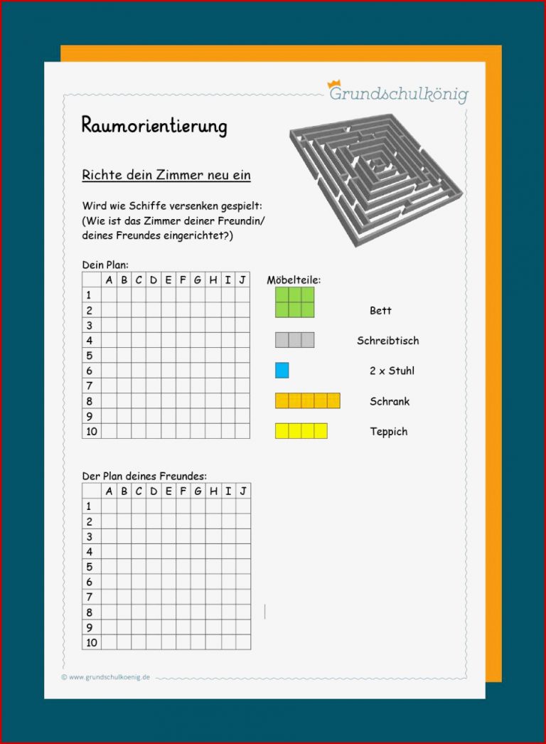 Raumorientierung Schiffe versenken