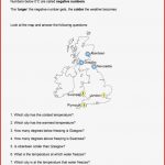 Reading the Weather Answer the Questions by Looking at the Map