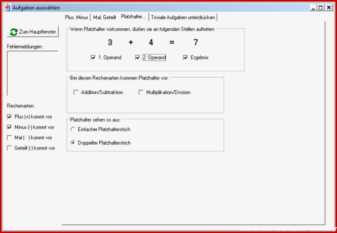 Rechenblatt Aufgabengenerator für die Grundschule Download ...