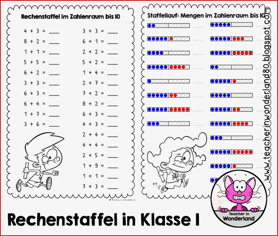 Rechenstaffel Klasse 1 1200×1000