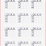 Rechentabellen Multiplikation (klasse 3) - Kostenloses ...