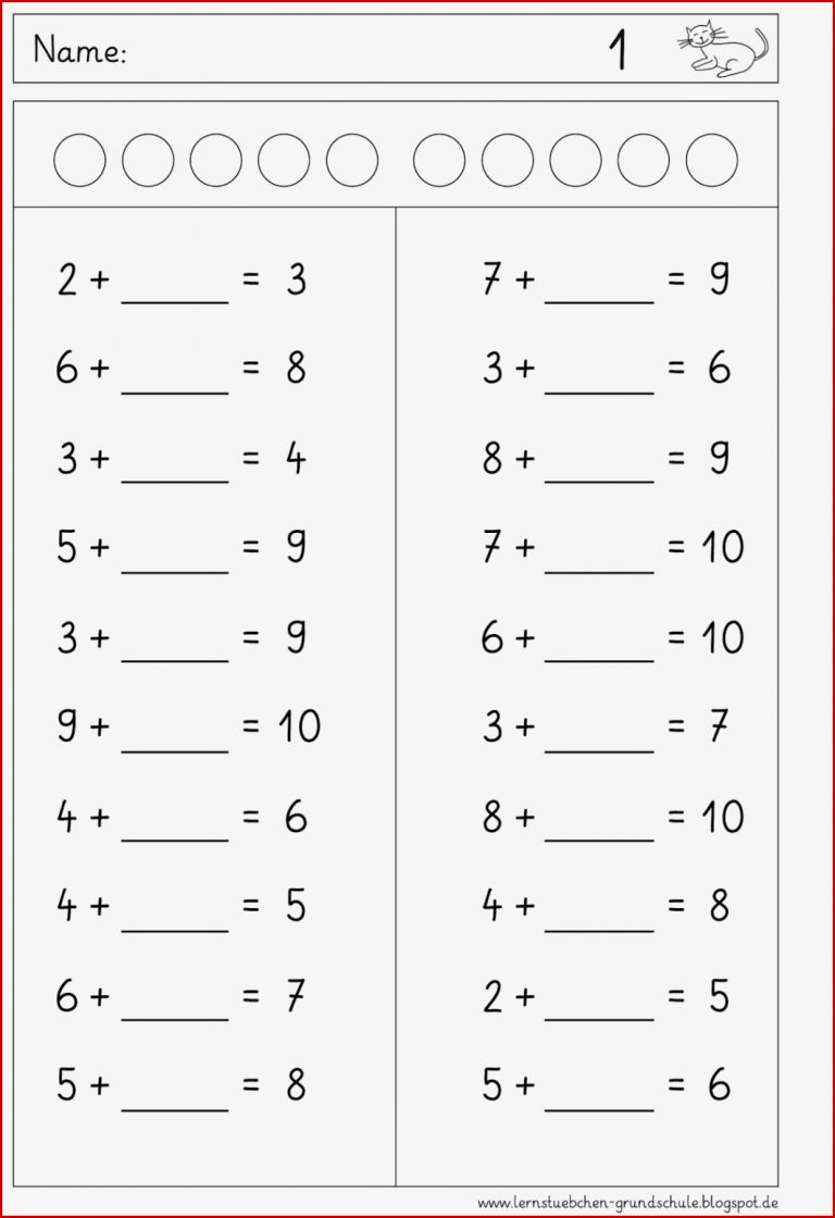 Rechenübungen 1 Klasse Zum Ausdrucken Kinderbilder
