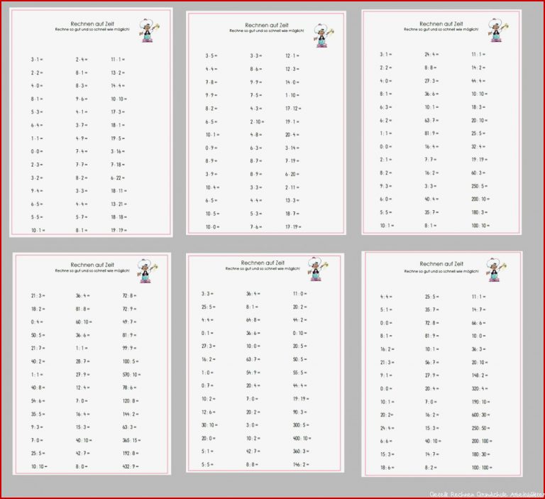Rechnen Auf Zeit Arbeitsblätter Im Zr 100 Analogien Zr
