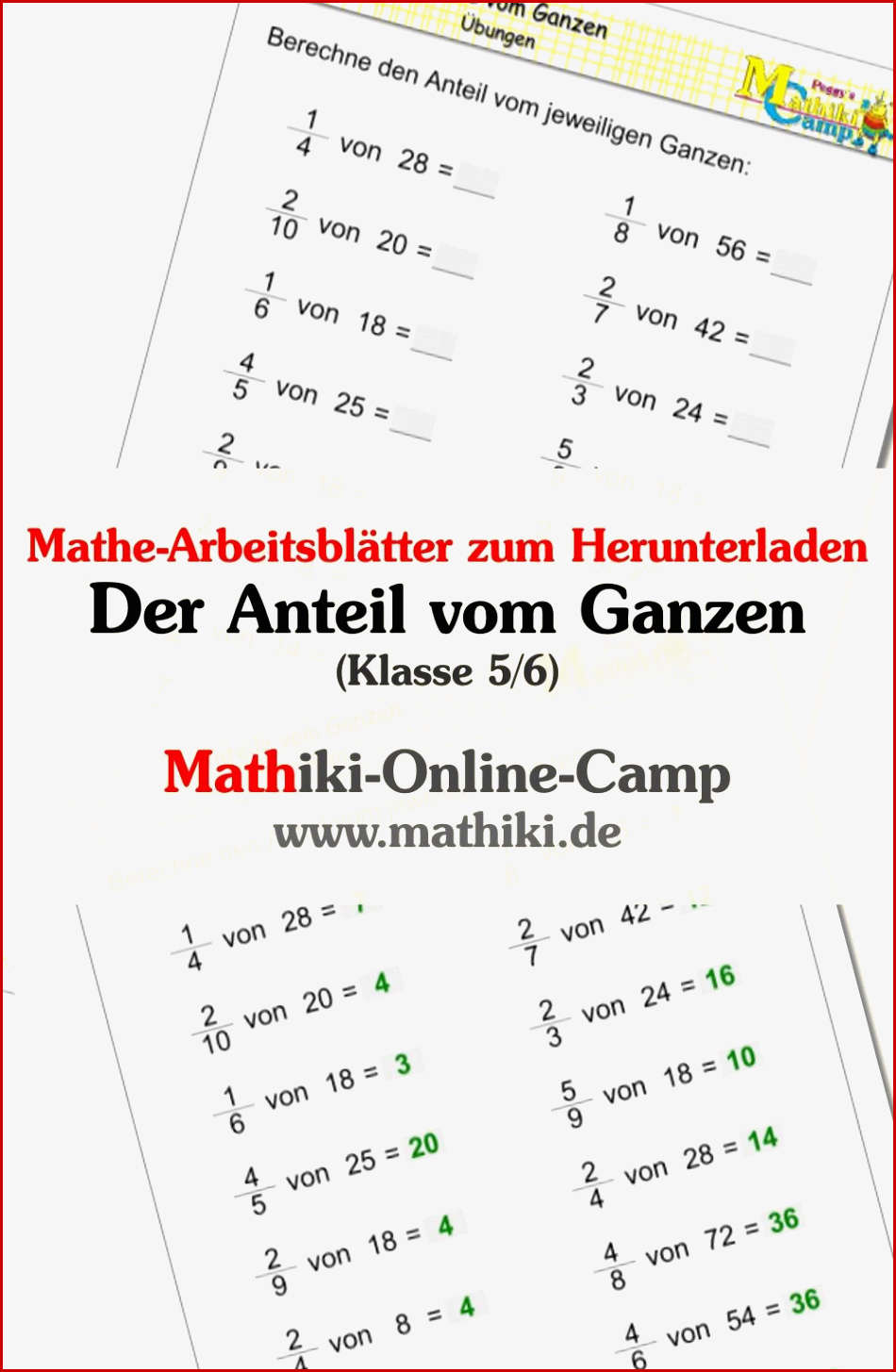 Rechnen Mit Ganzen Zahlen Arbeitsblätter Mit Lösungen