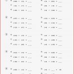 Rechnen Mit Ganzen Zahlen Arbeitsblätter Worksheets