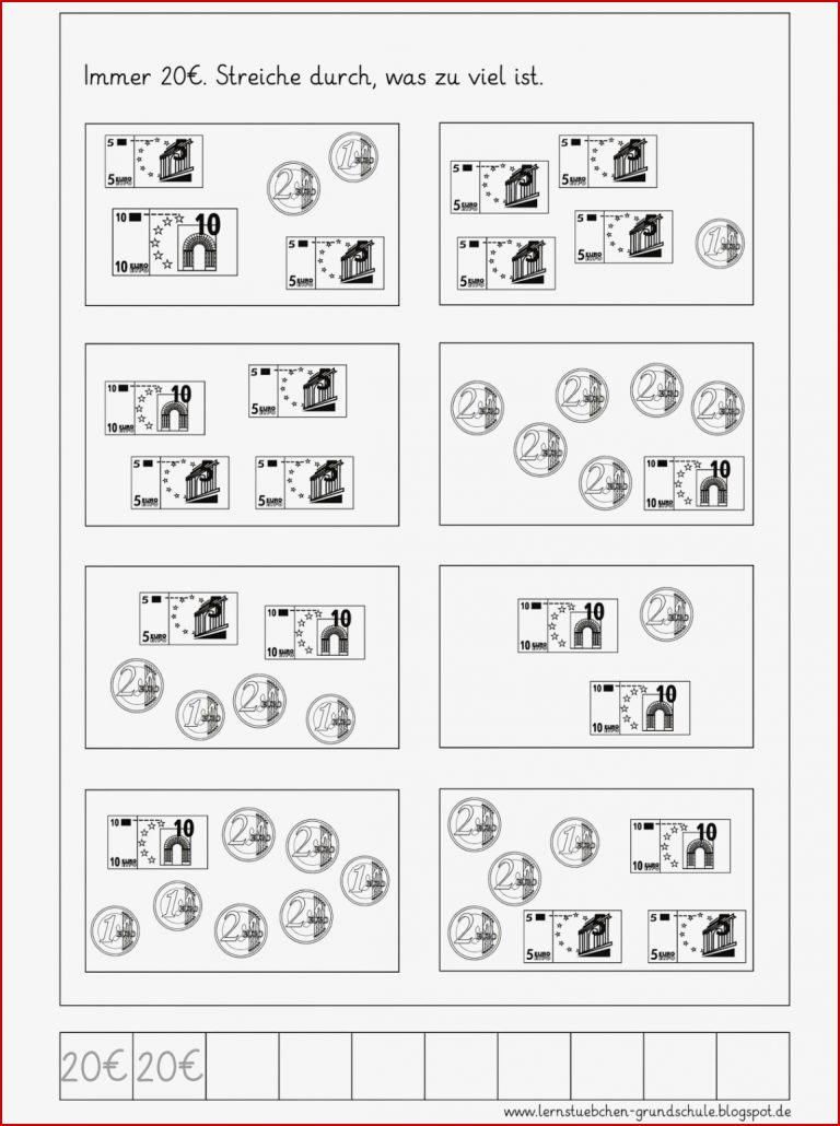 Rechnen Mit Geld Zr 20 2 In 2020