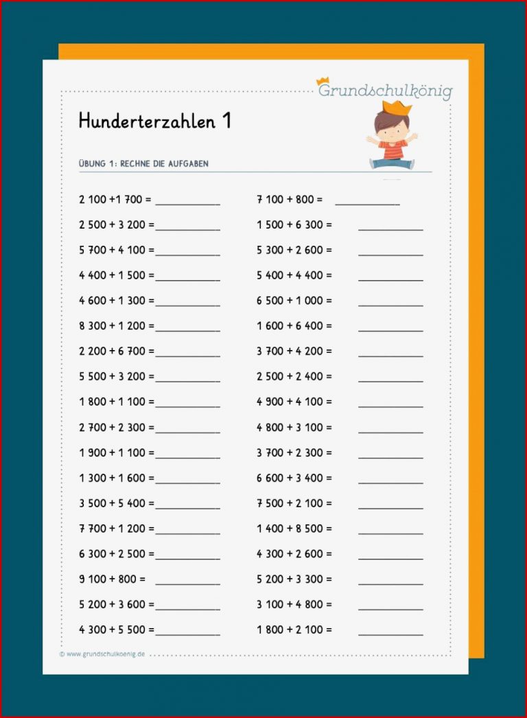 Rechnen Mit Hunderterzahlen Im Zahlenraum 10 000