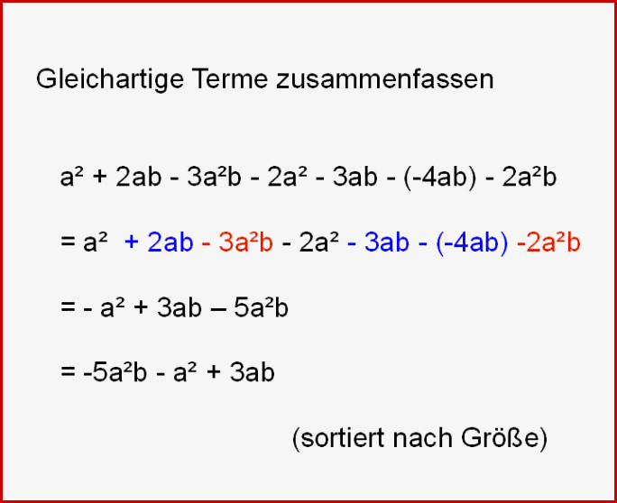 Rechnen Mit Rationalen Zahlen Terme Grundlagen Bis