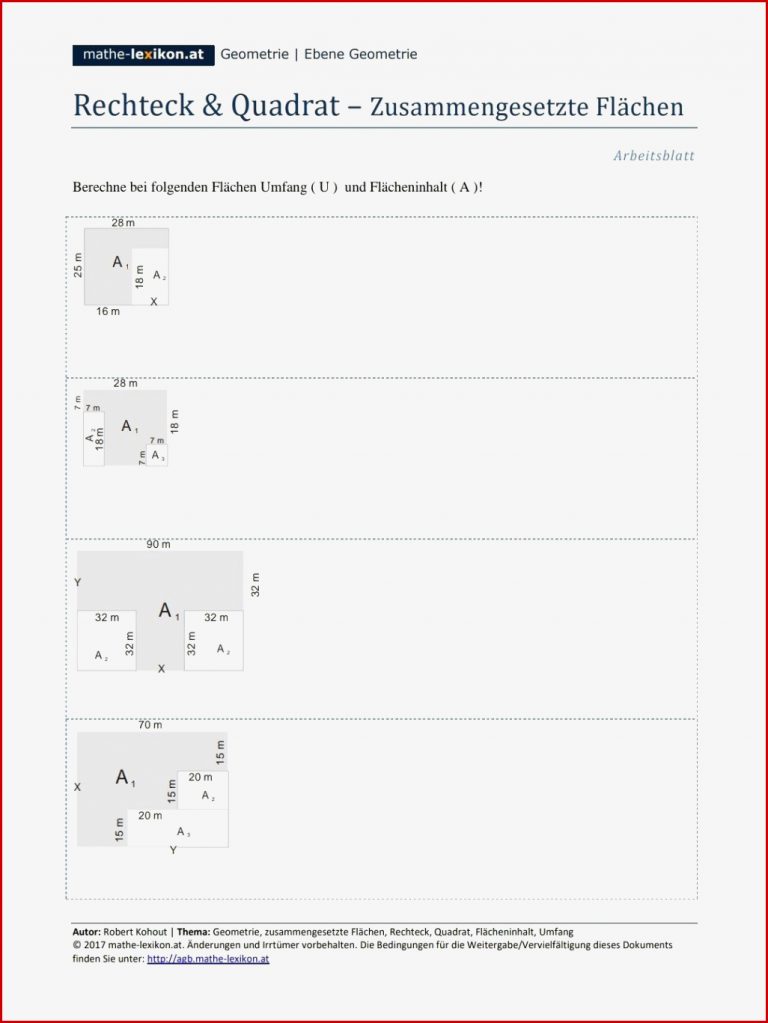 Rechteck Und Quadrat Arbeitsblatt Felipa Allen Grundschule