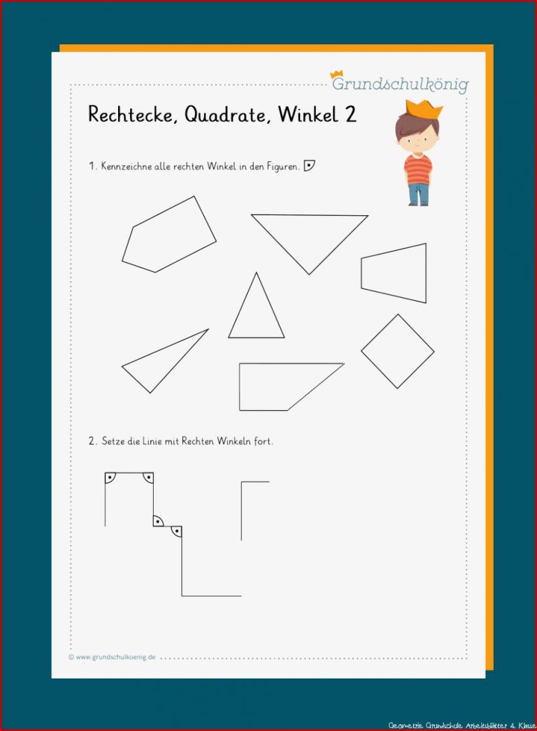 Rechtecke, Quadrate und Winkel