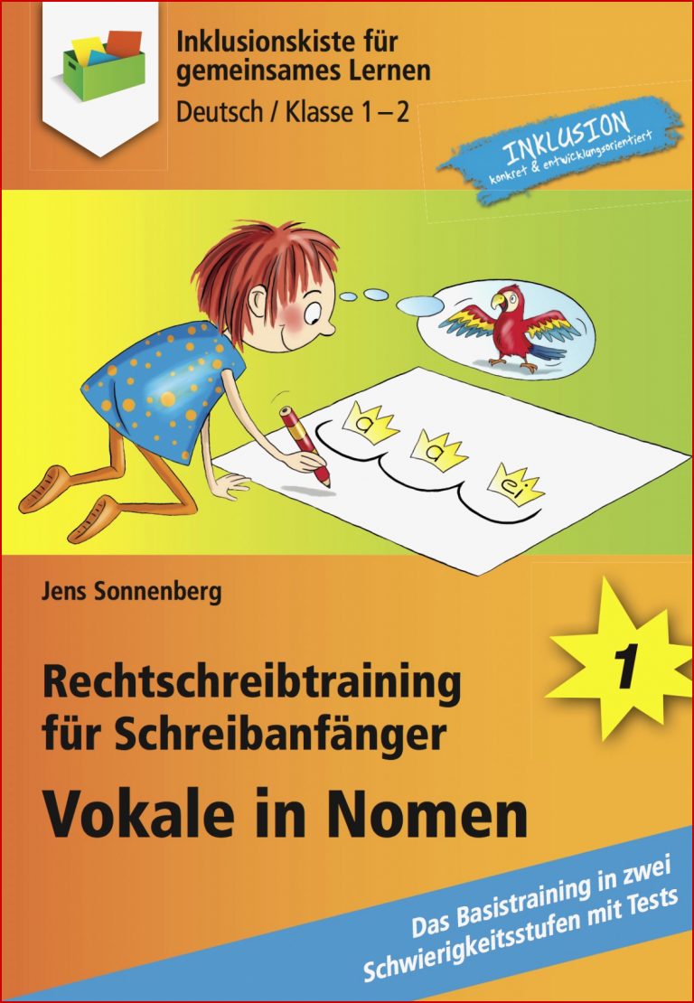 Rechtschreibtraining für Schreibanfänger Vokale in Nomen