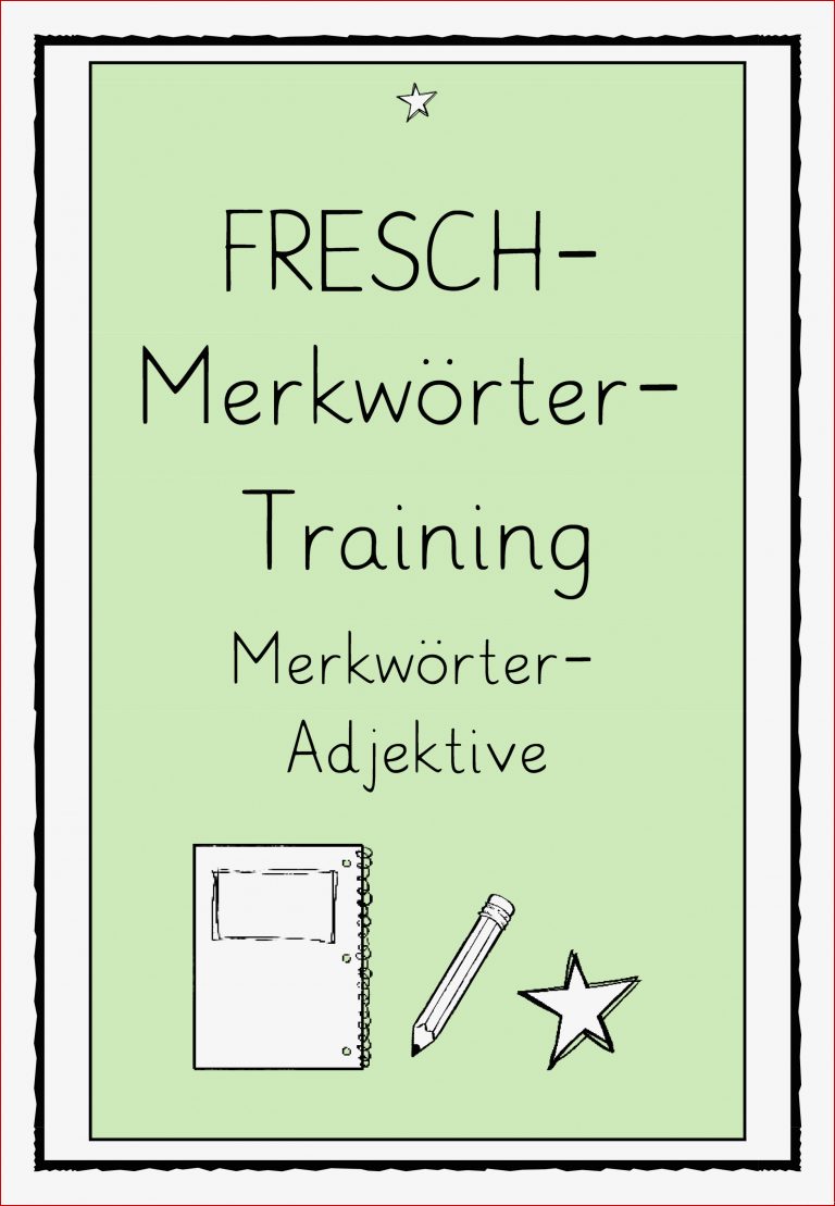 Rechtschreibübungen Fresch Methode Arbeitsblätter Worksheets