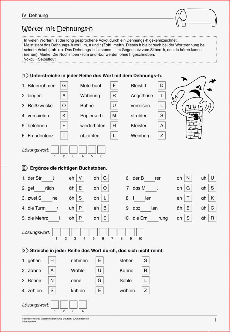 Rechtschreibung · Arbeitsblätter · Grundschule · Lehrerbüro