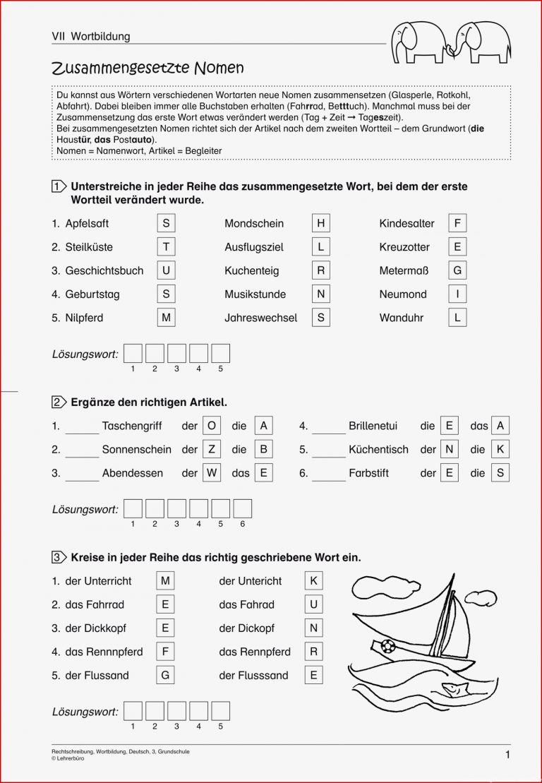 Rechtschreibung · Arbeitsblätter · Grundschule · Lehrerbüro